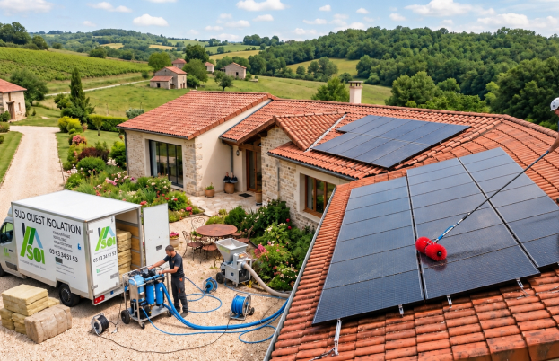 Nettoyage de panneaux solaires